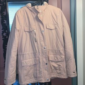 NEVER Worn Size : L Blush Pink Fall Coat